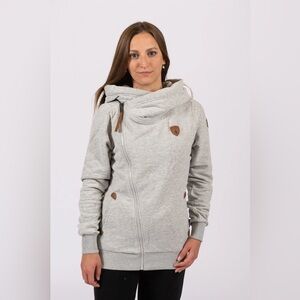 Wanakome Athena Hoodie Light Grey Large